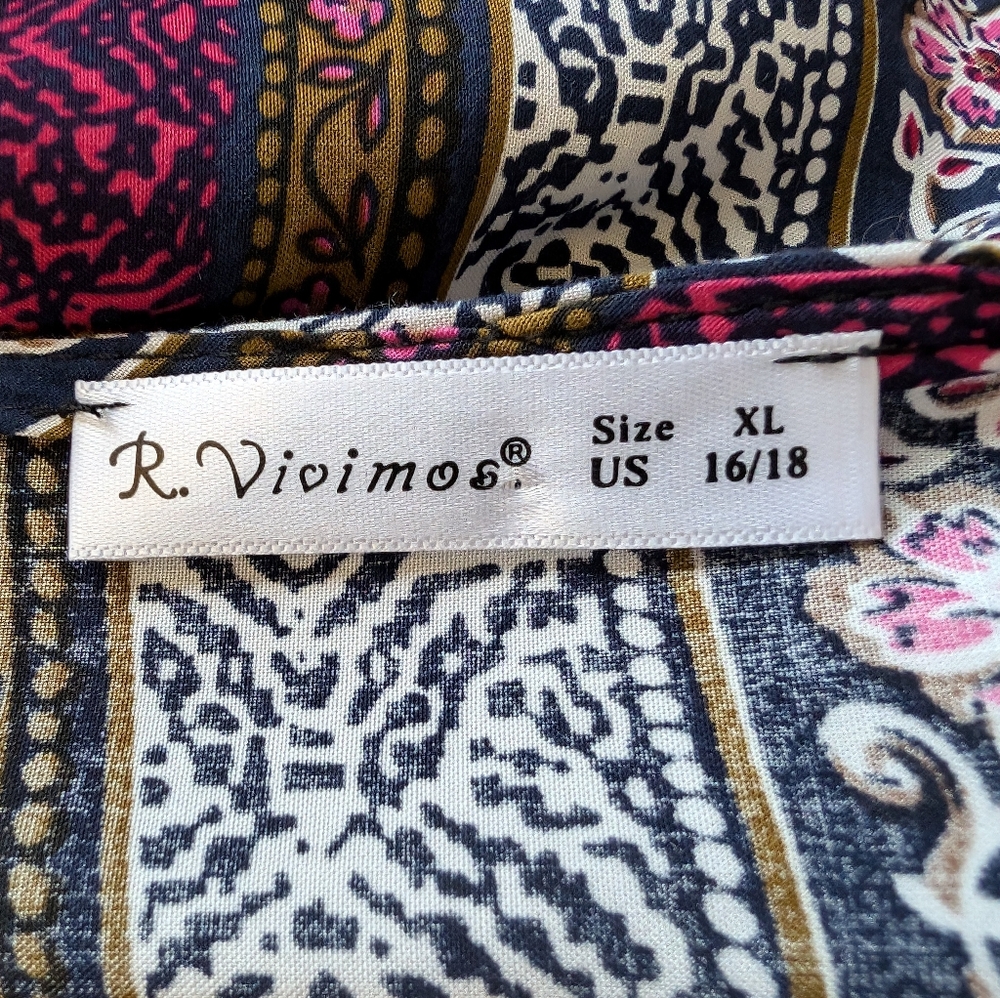 Bohemian Multicolor Maxi Dress - Picture 10 of 16